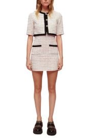 maje Ritalo Two-Piece Look Tweed Dress at Nordstrom