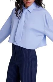 maje Shirt with removable tie at Nordstrom