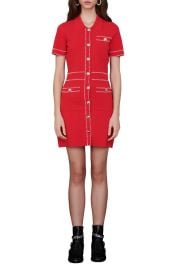 maje Short Sleeve Dress at Nordstrom