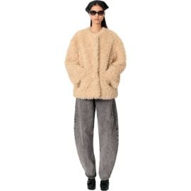 maje Short faux fur coat at Nordstrom