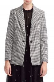 maje Vadimy Houndstooth Jacket   Nordstrom at Nordstrom