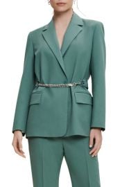 maje Villette Chain Belt Blazer at Nordstrom