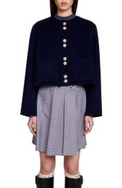 maje Vivita Wool Blend Jacket at Nordstrom