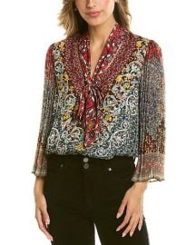 mdash alice  olivia Elaina Blouse at Rue La La