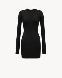 mini dress in knit at YSL