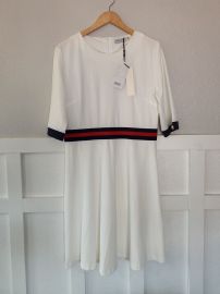 misslook dress US Size 8 A-line Quarter Sleeve Off White New With Tag eBay at eBay