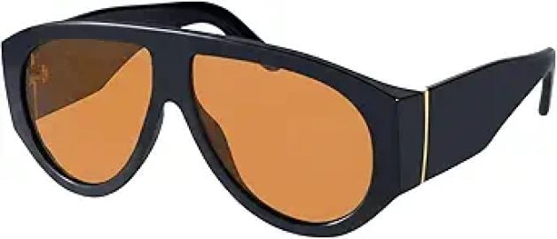 mosanana Retro Oversized Aviator Sunglasses for Women Men Chunky Stylish Style MS52474 at Amazon