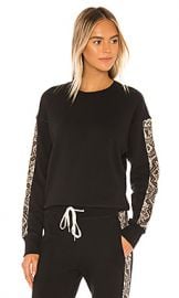 n philanthropy Azure Sweatshirt in Sand Python from Revolve com at Revolve