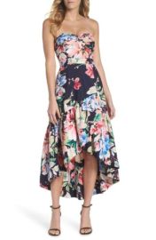 nWT Eliza J Womenaposs Strapless High Low Dress EJ8P8927 eBay at eBay