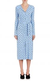 nina ricci Dot-Print Stretch-Crepe Dress at Barneys