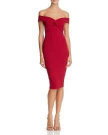 nookie Dolly Off-the-Shoulder Midi Dress at Bloomingdales