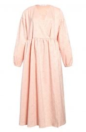 olie Long Sleeve Oversize Midi Dress at Nordstrom