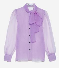 organza blouse at Zara