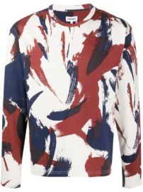 paint print cotton sweatshirt at Farfetch