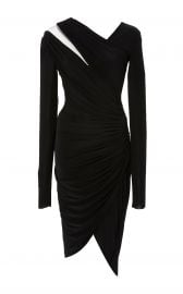 pamella roland JERSEY LONG SLEEVE DRAPED DRESS at Moda Operandi