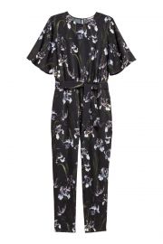 WornOnTV: Ginger’s black floral jumpsuit on Good Morning America ...