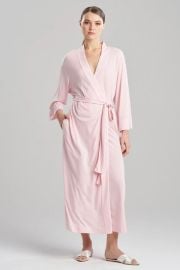 pink robe at Natori