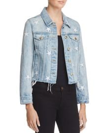 pistola Star Spangled Cut-Off Denim Jacket  at Bloomingdales