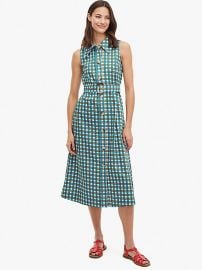 plaid poplin shirtdress  Kate Spade New York at Kate Spade