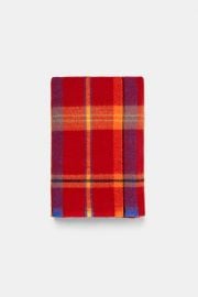 plaid scarf at Zara