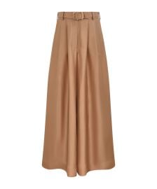 pleated belted trousers at Senser
