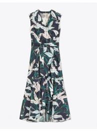 print wrap dress at Tory Burch