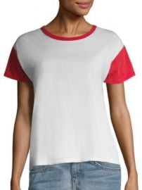 rag   bone JEAN - Colorblock Cotton Tee at Saks Fifth Avenue