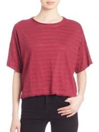 rag   bone JEAN - Shadow Stripe Boxy Tee at Saks Fifth Avenue