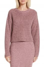 rag   bone Leyton Metallic Knit Merino Wool Blend Sweater at Nordstrom