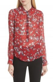 rag   bone Susan Floral Print Silk Blouse at Nordstrom