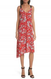 rag   bone Zoe Floral Print Silk Dress at Nordstrom