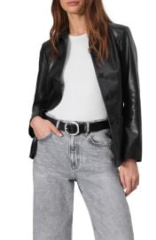 rag & bone Drew Faux Leather Blazer at Nordstrom