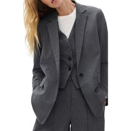 rag & bone Jennifer Wool Blend Pinstripe Blazer & Vest Set at Nordstrom