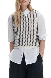rag & bone Leslie Stripe Knit Vest at Nordstrom