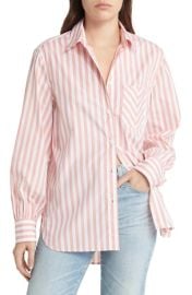 rag & bone Maxine Stripe Cotton Button-Up Shirt at Nordstrom