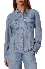 rag & bone Ultra Featherweight Mila Denim Button-Up Shirt at Nordstrom