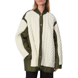 rag & bone Winnie Mixed Media Jacket at Nordstrom