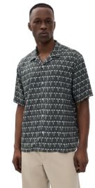 rag & bone Avery Short Sleeves Printed Shirt Indst XXL at Shopbop