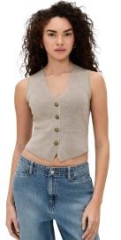 rag & bone Ella Vest darktaupe XS at Shopbop