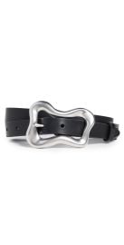 rag & bone Highline Belt Dark Espresso S at Shopbop