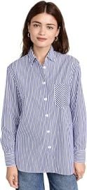 rag & bone Women's ICON Maxine Button Down Shirt at Amazon