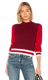 rag  amp  bone JEAN Dean Mock Neck Sweater in Red from Revolve com at Revolve