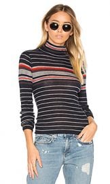 rag  amp  bone JEAN Rib Turtleneck Sweater in Salute Stripe from Revolve com at Revolve