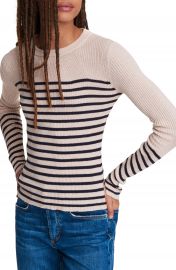 rag  amp  bone Kate Stripe Cotton  amp  Cashmere Sweater   Nordstrom at Nordstrom