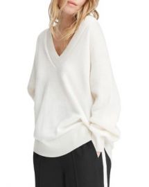 rag  amp  bone Logan Oversized Cashmere V-Neck Sweater Women - Bloomingdale s at Bloomingdales