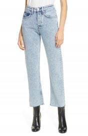 rag  amp  bone Maya High Waist Ankle Straight Leg Jeans  Glen Oaks    Nordstrom at Nordstrom