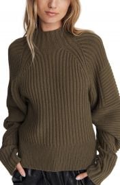 rag  amp  bone Oakes Mock Neck Merino Wool Sweater   Nordstrom at Nordstrom