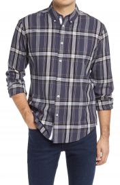 rag  amp  bone Tomlin Fit 2 Windowpane Plaid Flannel Button-Down Shirt   Nordstrom at Nordstrom