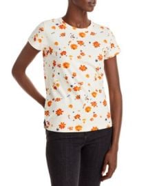 rag  bone Floral Print Tee   Bloomingdales at Bloomingdales