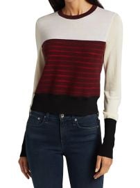 rag  bone Marissa Contrast Stripe Sweater on SALE at Saks Off 5th